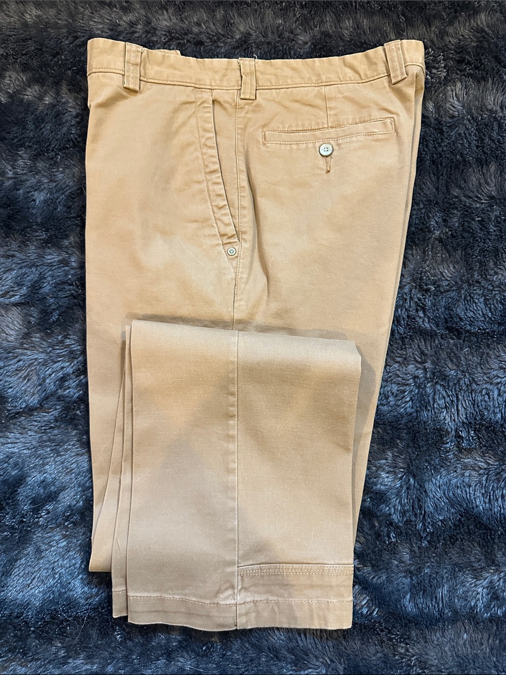 Duluth Trading Co Tan Straight-Leg Chinos